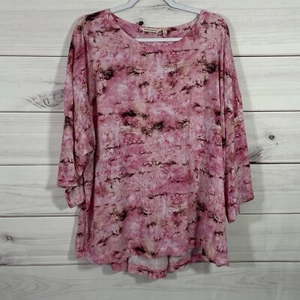 Soft Surroundings Top Blouse Abilene Womens Size 2X Pink. - Picture 1 of 11