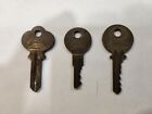 Vintage Antique Keys Jeco Cleveland Usa Lot Of 3 One Blank