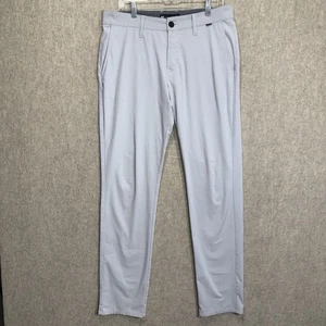 Travis Mathew Open To Close Pant Men 33x31 Stretch Performance Golf Preppy White - Picture 1 of 11