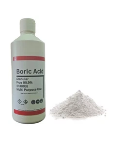 Boric Acid Powder 99.9% H3B03 Pure for Pest Control Cleaning Household Multi Use - Picture 1 of 6