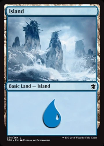 Island (254) - Dragons of Tarkir #254/264 MTG Magic The Gathering - Image 1 of 1