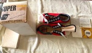 RARE VINTAGE 1971 ROBERTO CLEMENTE SIGNATURE SHOES WITH BOX HANG TAG WS MVP - Picture 1 of 10