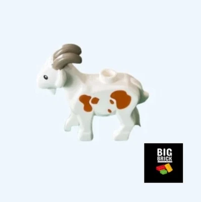 BIG BRICK LITTLE BRICK BBLB Stein Ziege, City Bauernhof Tier, Lego kompatibel - Brandneu