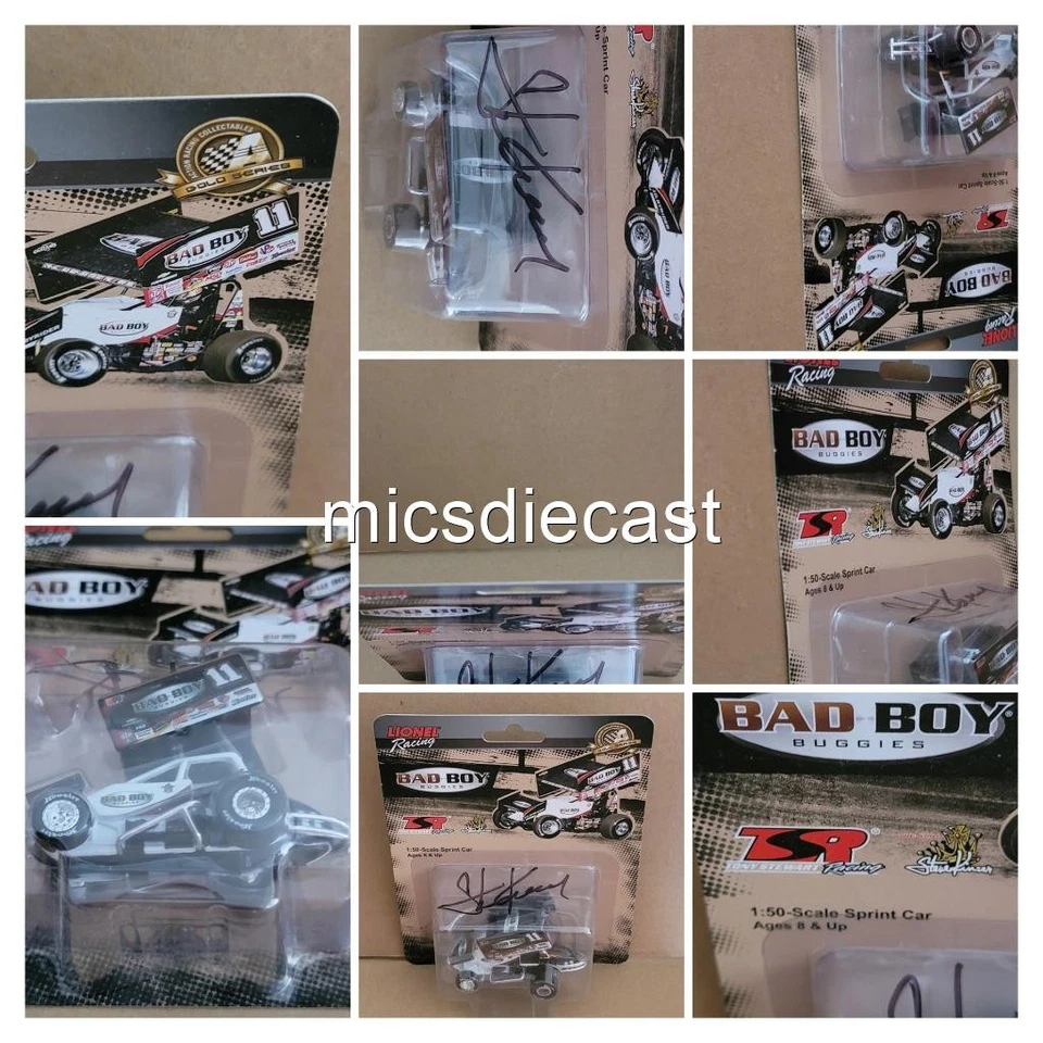 2014 Стив Кинсер #11 плохой мальчик Buggie Sprint 1:50 золотой серии TSR с автографом новый в упаковке - Изображение 1 из 4