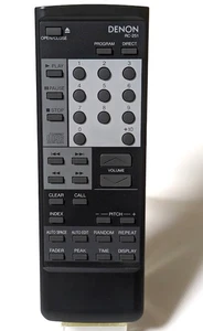 Denon RC0251 Remote Control Used Infrared Functionality Tested - Picture 1 of 6