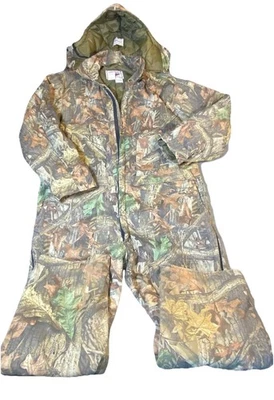 Walls Camo Outdoor Mens Hunting Coveralls 4XL Camoflauge Insulated Mossy Oak - Image 1 of 4