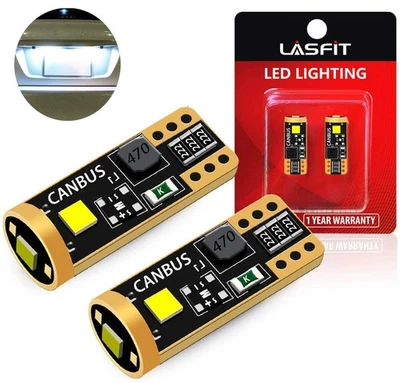 T10 LED License Plate Light Bulbs White for Chevrolet Silverado 1500 2019-2025 - Image 1 of 4