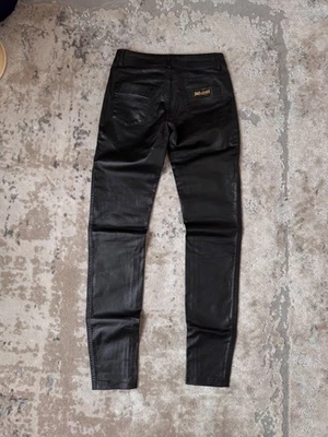 VTG Just Cavalli Luxury Black Leather Pants - Image 1 of 4