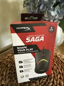 HyperX Pulsefire Saga Pro Gaming Mouse New - Afbeelding 1 van 5