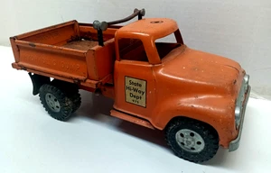 Vintage Tonka Toys 1956/57 State Hi-Way Dept Hydraulic Dump Pressed Steel Truck - Picture 1 of 12