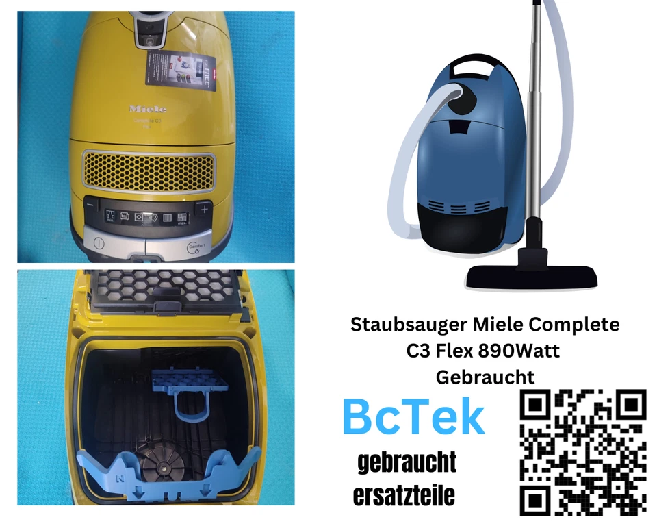 Staubsauger Miele Complete C3 Felx Gebraucht 890 Watt - Bild 1 von 1