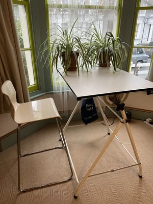 A1 DRAFTING  DRAWING BOARD, ADJUSTABLE STAND & PARALLEL MOTION - Image 1 of 4