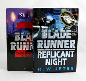 SIGNED LOT Blade Runner HC K.W. Jeter RARE - Picture 1 of 5