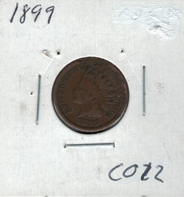 1899 Indian Head Penny C012 !!!Free Shipping!!! - Image 1 of 3