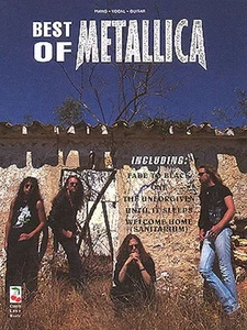 Best of Metallica for Piano Sheet Music Guitar Chords Lyrics 12 Rock Songs Book - Picture 1 of 1