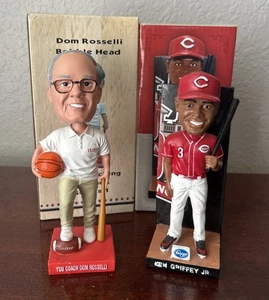 Ken Griffey Jr Bobblehead Lot Ohio Legends Ken Griffey Jr & Dom Rosselli YSU - Picture 1 of 8