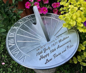 Custom Circular Sundial – Personalized & Calibrated Gift for Any Location - Picture 1 of 6