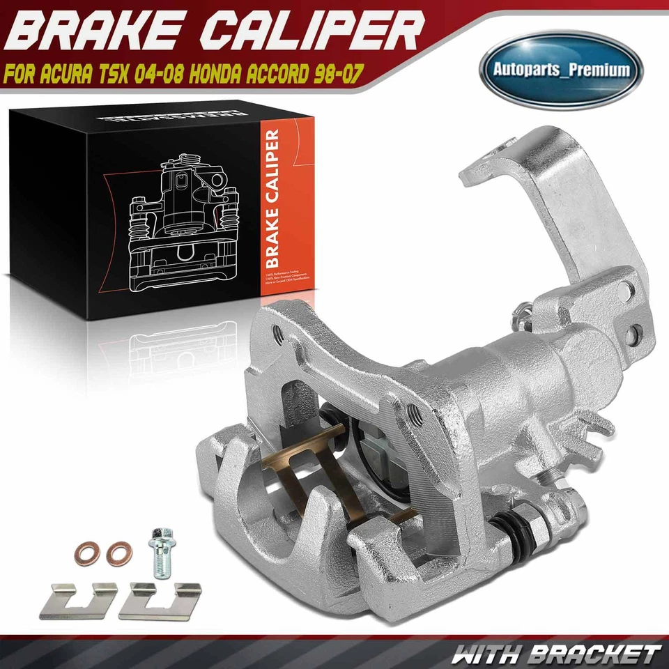 Pinza de freno con soporte para conductor trasero izquierdo Honda Accord 1998-2007 Acura TSX Foto 1 de 4