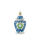 Patty Rybolt 5' Blue White Chinois Wreath Ginger Jar Ornament Christmas Decor