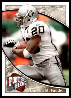 2009 Upper Deck Heroes #20 Darren McFadden Oakland Raiders - Image 1 of 2