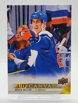 2022-23 Upper Deck Series 1 Brock Nelson UD Canvas #C52 - Image 1 of 2