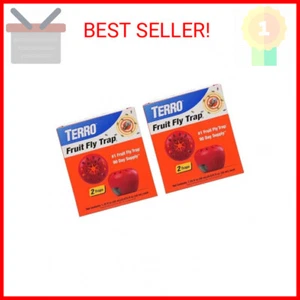 Terro Fruit Fly Trap 4 Traps + 180 Days Lure Supply - Picture 1 of 2