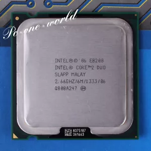 Procesador Intel Core 2 Duo E8200 E8300 E8400 E8500 E8600 LGA 775 CPU de escritorio 6M - Imagen 1 de 6