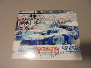 NHRA DRAG RACING AUTOGRAPHED PICTURE,BRUT MOPAR,RON CAPPS,DON SCHUMAKER,MIKE NEF - Picture 1 of 8