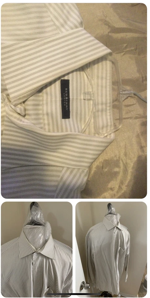 Burberry London Men’s  Long Sleeve Button Up Dress Shirt Size 17.5 - Image 1 of 1