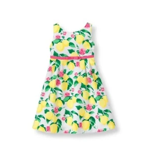 Nuevo sin etiquetas Vestido Janie and Jack Lemon Piqué 18m-24m - Imagen 1 de 6