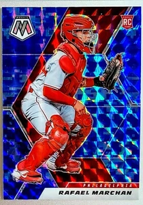 RAFAEL MARCHAN 2021 Panini Mosaic Blue Camo Rookie RC PHILADELPHIA PHILLIES #236 - Picture 1 of 2
