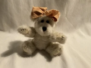 Boyd’s Bear Collection Adorable Jointed Plush Teddy Bear White Color - Picture 1 of 3