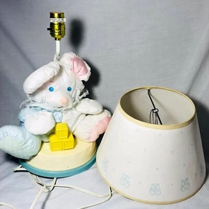 Vintage RARE Fisher Price Nursery Puffalamp PLUSH Light Mouse 1989 Lamp 9331 - Picture 1 of 10