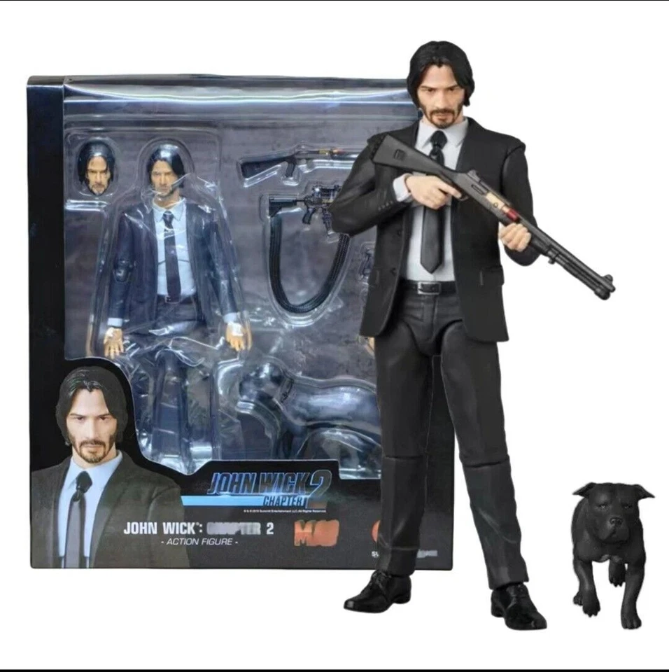 MARKENLOS John Wick Actionfigur Hund Keanu Reeves Baba Yaga Filmfigur Charaktere