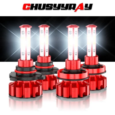 Kit combinado de 4x bombillas de haz alto bajo para Kenworth T680 T880 2013-2019 Foto 1 de 4