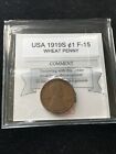 1919S  USA, Lincoln Wheat, Small One Cent.
