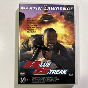 Blue Streak DVD - Martin Lawrence (Region 4, 2000) Free Post