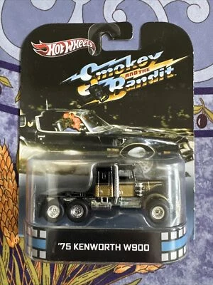 2014 Hot wheels Retro Entertainment KENWORTH W900 Smokey and the Bandit 1/64 - Image 1 of 4