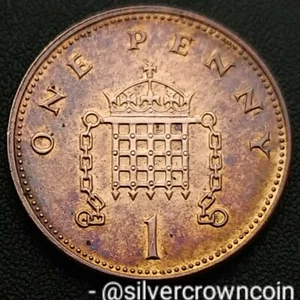 UK Great Britain 1 Penny 1998. KM#986. One Cent coin. Elizabeth ll. Portcullis. - Picture 1 of 7