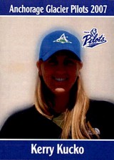 2007 Anchorage Glacier Pilots #19 Kerry Kucko Trainer Eagle River Alaska AK Card