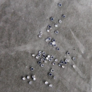 13x diamante natural adicional ~ 0,09ct 1,1mm - 1,3mm D-F / IF-VVS redondo - corte  - Imagen 1 de 3