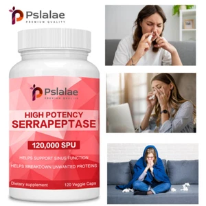 Capsules de serrapeptase haute puissance - soutient la santé des sinus, améli - Imagen 1 de 11