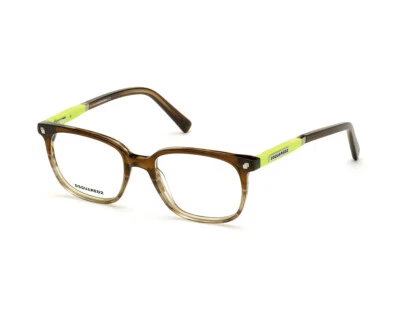 Dsquared2 Occhiali da Vista DQ5297  047 Marrone Uomo Quadrata - Imagen 1 de 3