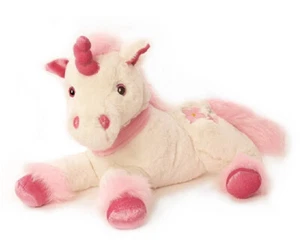 Plüschtier Fabelwesen Einhorn Kuscheltier unicorn 36cm liegend weiß Liebling - Picture 1 of 2