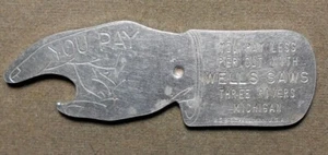 B249 Finger Spinner: Three Rivers, Michigan, Wells Saws, You Pay Less Per Cut Wi - Picture 1 of 2