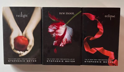 Twilight, New Moon, Eclipse (2005) Hardcover Book Novel, Vampire Fantasy Romance - Image 1 of 4