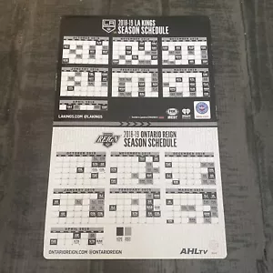 Los Angeles Kings/Ontario Reign 2018-19 Magnet Season Schedule LA Kings SGA - Picture 1 of 1