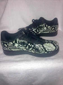 Nike Air Force 1 Foamposite Pro Cup 'Glow Snakeskin' Sneakers - Men's size 10.5 - Picture 1 of 11