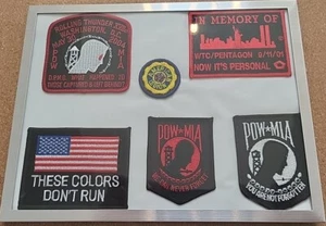 Rolling Thunder XVII Colors Dont Run POW MIA American Legion In Memory Patch Lot - Picture 1 of 8