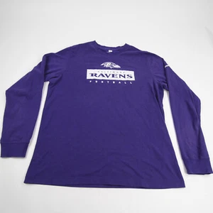Baltimore Ravens Nike Long Sleeve Shirt Men's Purple Used - Picture 1 of 8